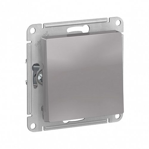 Schneider Electric AtlasDesign Выключатель 1-клавишный, 10А (алюминий) ATN 000 311