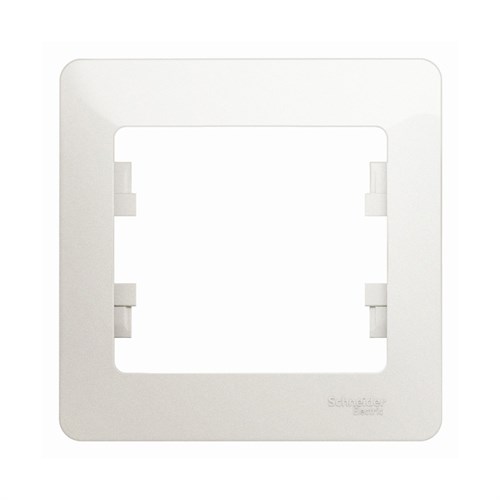 Schneider Electric Glossa Рамка электроустановочная 1-постовая, универсальная (перламутр) GSL 000 601