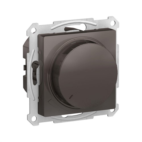 Schneider Electric AtlasDesign Диммер (регулятор поворотный), 400 Вт (мокко) ATN 000 623