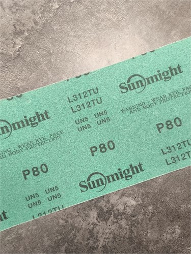 SUNMIGHT Шлифовальный материал в рулонах P80 зеленый, 115 мм х 1 м - 1 м 10406-1