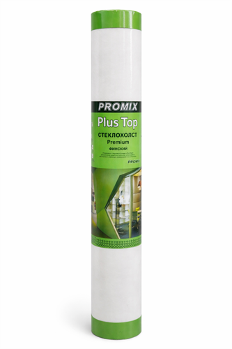 PROMIX Plus Top Стеклохолст Premium финский, 25 г/м2, 1 х 50 м 613547