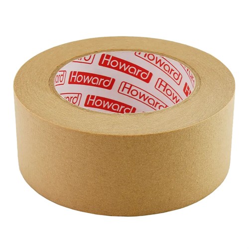 HOWARD Малярная клейкая лента Termo 80C, бежевая, 50 мм х 25 м 8613JM5025