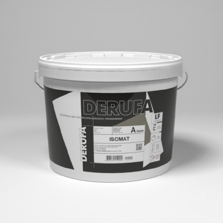 DERUFA ISOMAT Краска интерьерная для стен и потолков, 9 л 18222