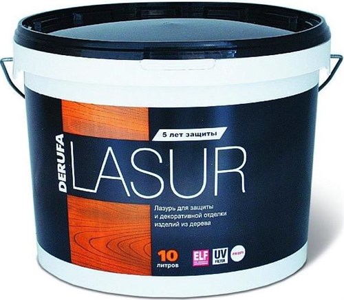 DERUFA LASUR прозрачная лазурь, 0,9 л 18242