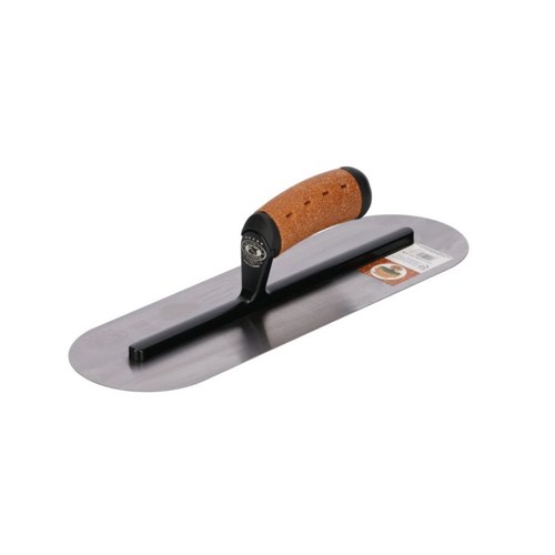 Olejnik Кельма для налив. полов с закругл.торцами, 0,65 х 120 х 356 мм, ручка пробка 127712356-MSOHK