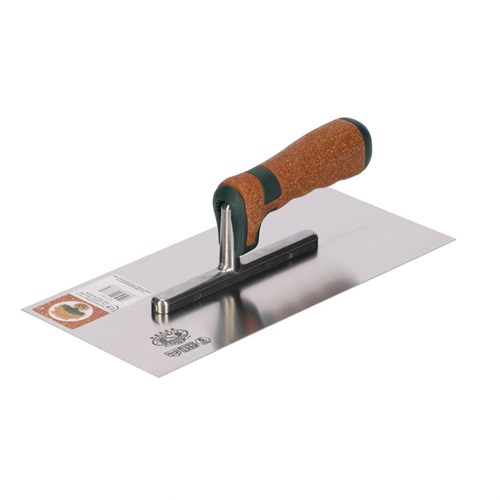 Olejnik Кельма для гипса из нерж.стали 280 х 130 х 0,7 мм, ручка пробка 127128-K