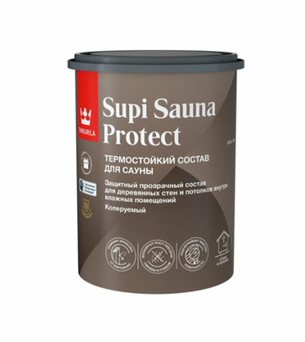 TIKKIVALA Состав для сауны SUPI SAUNA PROTECT EP, полумат., 0,9 л 700014050
