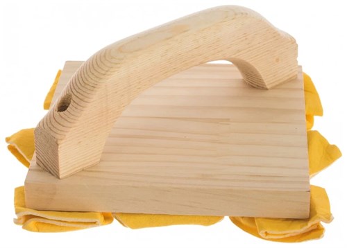 GSB Тампон декоративный  с деревянной ручкой 15 х 15см RT