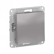 Schneider Electric AtlasDesign Выключатель 1-клавишный, 10А (алюминий) ATN 000 311