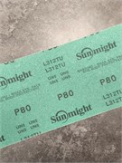SUNMIGHT Шлифовальный материал в рулонах P80 зеленый, 115 мм х 1 м - 1 м 10406-1