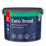 TIKKURILA EURO TREND Интерьерная краска для обоев и стен, база С, 9 л 700009624