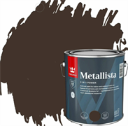 TIKKIVALA Краска по ржавчине METALLISTA темно-коричневый глянц., 2,5 л 700014090