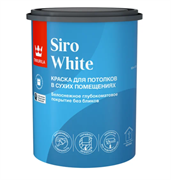 TIKKIVALA Краска для потолка SIRO WHITE, глубокомат., база А, 0,9 л 700014041