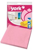 YORK Салфетка хозяйственная розовая, 35х35, 5 шт/уп 020020-розовый