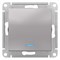 Schneider Electric AtlasDesign Выключатель 1-клавишный с индикатором, 10А (алюминий) ATN 000 313