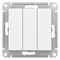 Schneider Electric AtlasDesign Выключатель 3-клавишный, 10А (белый) ATN 000 131