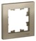 Schneider Electric AtlasDesign Рамка электроустановочная на 1 пост универсальная (шампань) ATN 000 501