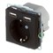 Schneider Electric AtlasDesign Розетка 16А с 2 USB A+A, 5В/2,4А, 2х5В/1,2А (карбон) ATN 001 030