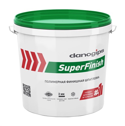 Danogips Superfinish Шпатлевка финишная универсальная, 3 л 606395 - фото 11078