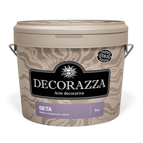 DECORAZZA SETA Декоративное покрытие с эффектом натурального шёлка, 1 кг DST001-1 - фото 15203