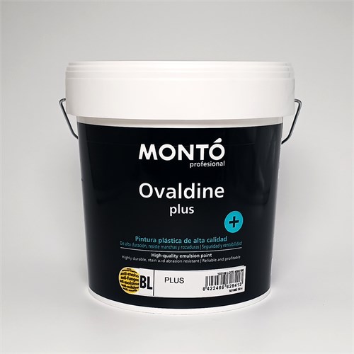 MONTO Professional Ovaldine+ BL Краска для стен и потолков матовая, белый, 4 л 501982.50.4 - фото 15968