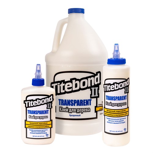 TITEBOND Клей для дерева Transparent II, 237 мл 51123 - фото 16253