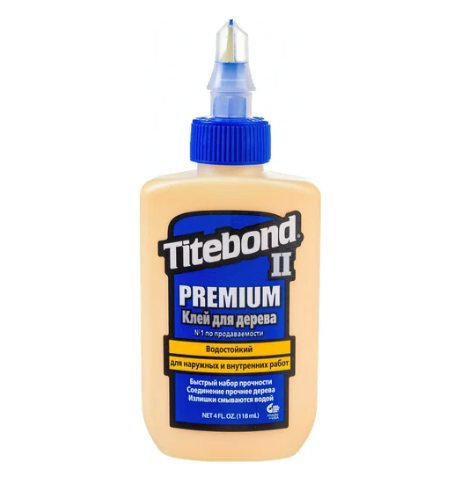 TITEBOND Клей для дерева Premium II, 118 мл 55002 - фото 16261