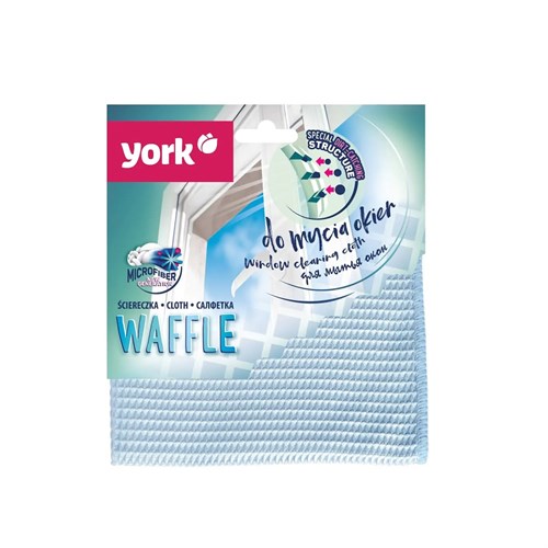 York Салфетка из микрофибры для окон вафельная, 35 х 35 см 026280