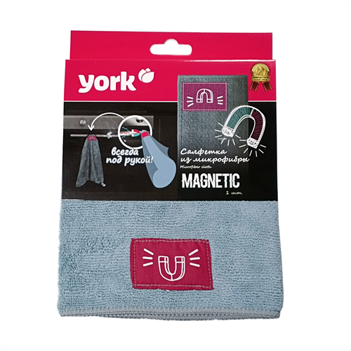 York Салфетка из микрофибры с магнитом, 40 x 50 см 026260