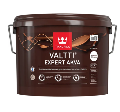 TIKKIVALA Антисептик VALTTI EXPERT AKVA палисандр, 9 л 700009600