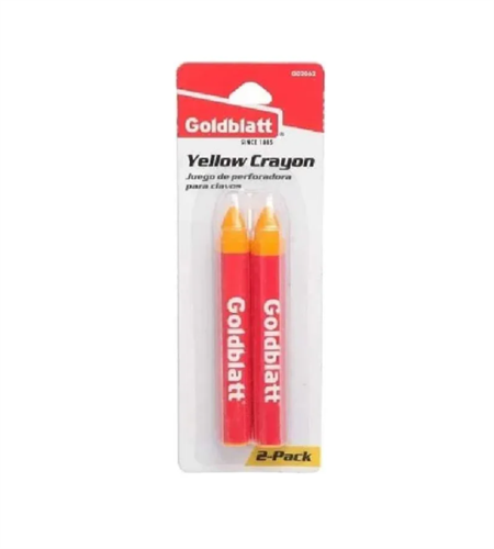 Goldblatt Маркировочный карандаш 2 шт., желтый G02062