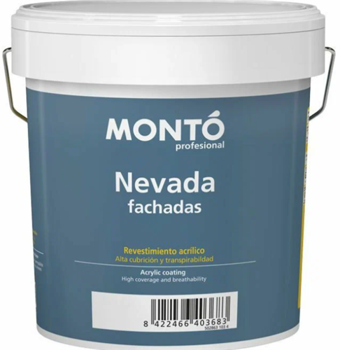 MONTO NEVADA FACHADAS LISO BLANCO DE Фасадная краска матовая, белая, 15 л 502863.103.15