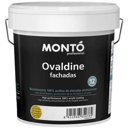 MONTO OVALDINE FACHADAS TR Краска фасадная акриловая, прозрачная, 12 л 502820.20.12