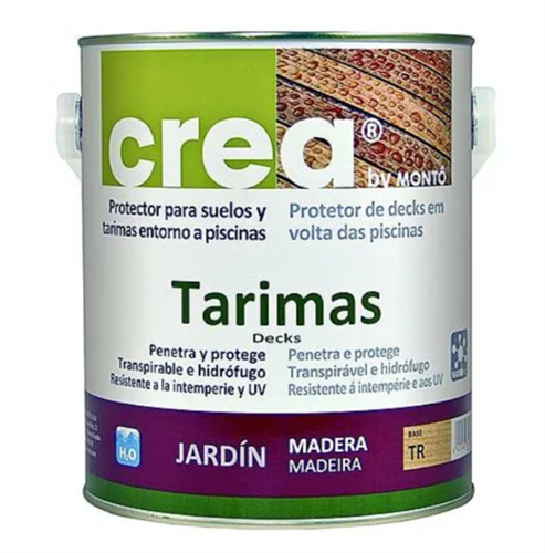 MONTO CREA TARIMAS TR Защитное покрытие для дерева, прозрачное, 2,5 л 771450.900.725