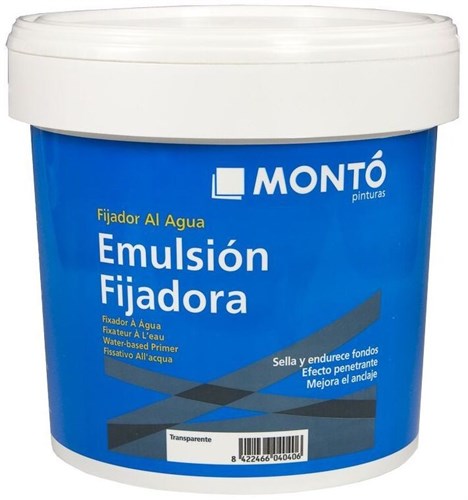 MONTO EMULSION FIJADORA BLANCA Кроющий грунт, белый, 4 л 502373.103.4