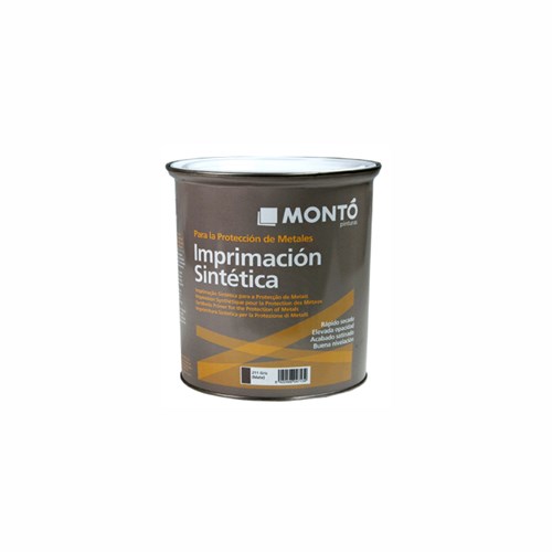MONTO IMPRIMACION SINTETICA GRIS DE Грунт для металла, серый, 4 л 501750.211.4