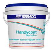 TERRACO HANDYCOAT WASHABLE Шпатлевка влагостойкая, финишная для внутренних работ, 15 кг 6315015