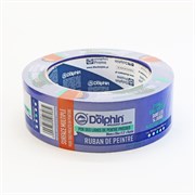 BLUE DOLPHIN Лента малярная для деликатных поверхностей, УФ-14 дней, синяя, 38 мм х 50 м 01-1-02