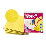 YORK Салфетка хозяйственная желтая, 35х35, 5 шт/уп 020020-желтый