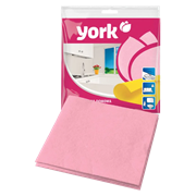 YORK Салфетка хозяйственная розовая, 35х35 см, 3 шт/уп 020010-розовый