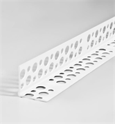 HOWARD Угол прямой перфорированный штукатурный пластиковый, 3 м 00-00000282