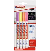EDDING Набор меловых маркеров Edding 4085, neon, 4 шт 4-4085-4-1 NEON