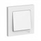 Schneider Electric AtlasDesign Выключатель с рамкой 1-клавишный, 10А (белый) ATN 000 112